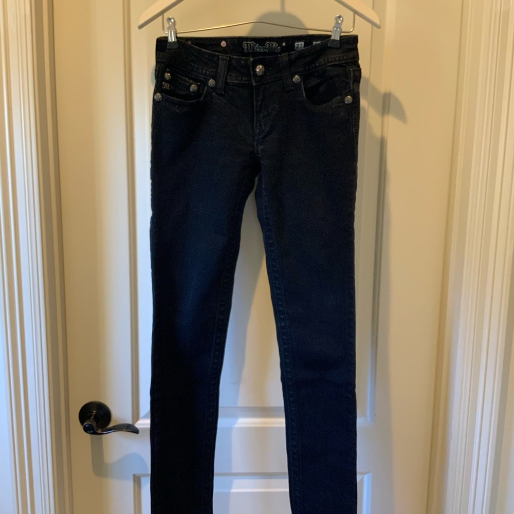 Miss Me Midnight Black Jeans